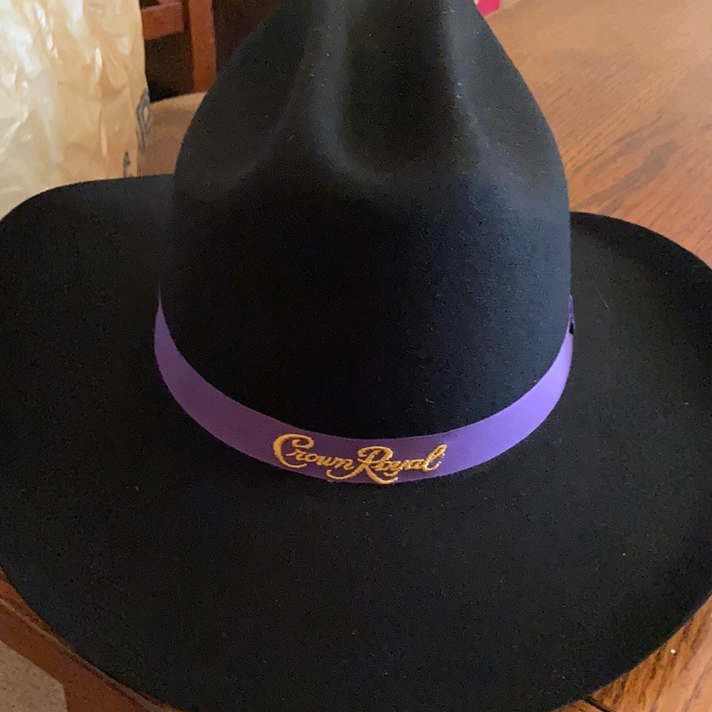 One of a  kind crown royal cowboy hat
